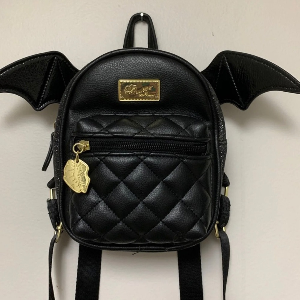 Betsey Johnson Mini Bat Backpack